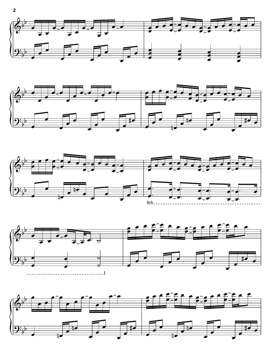 Dorado Piano Solo scores gallery preview page 2