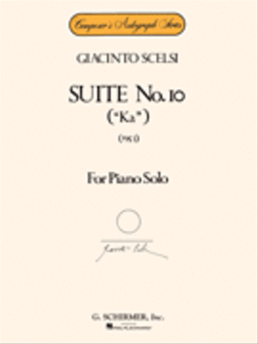Suite No. 10 (1953) Piano Solo scores gallery preview page 1