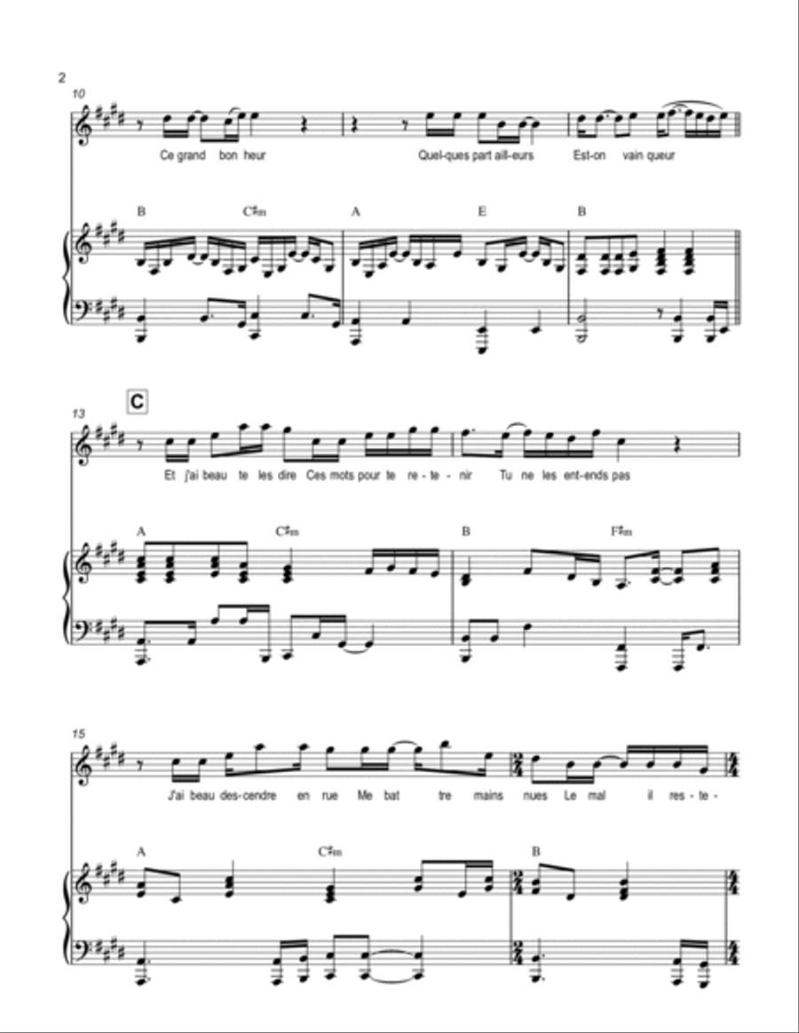 Quelque Part Ailleurs Voice scores gallery preview page 2