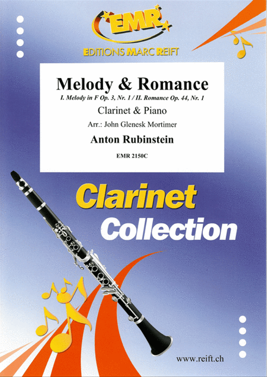 Melody & Romance Clarinet Solo scores gallery preview page 1