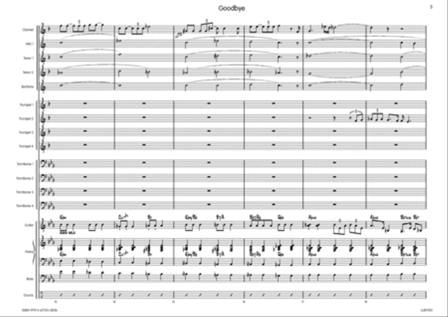 Goodbye Big Band scores gallery preview page 4