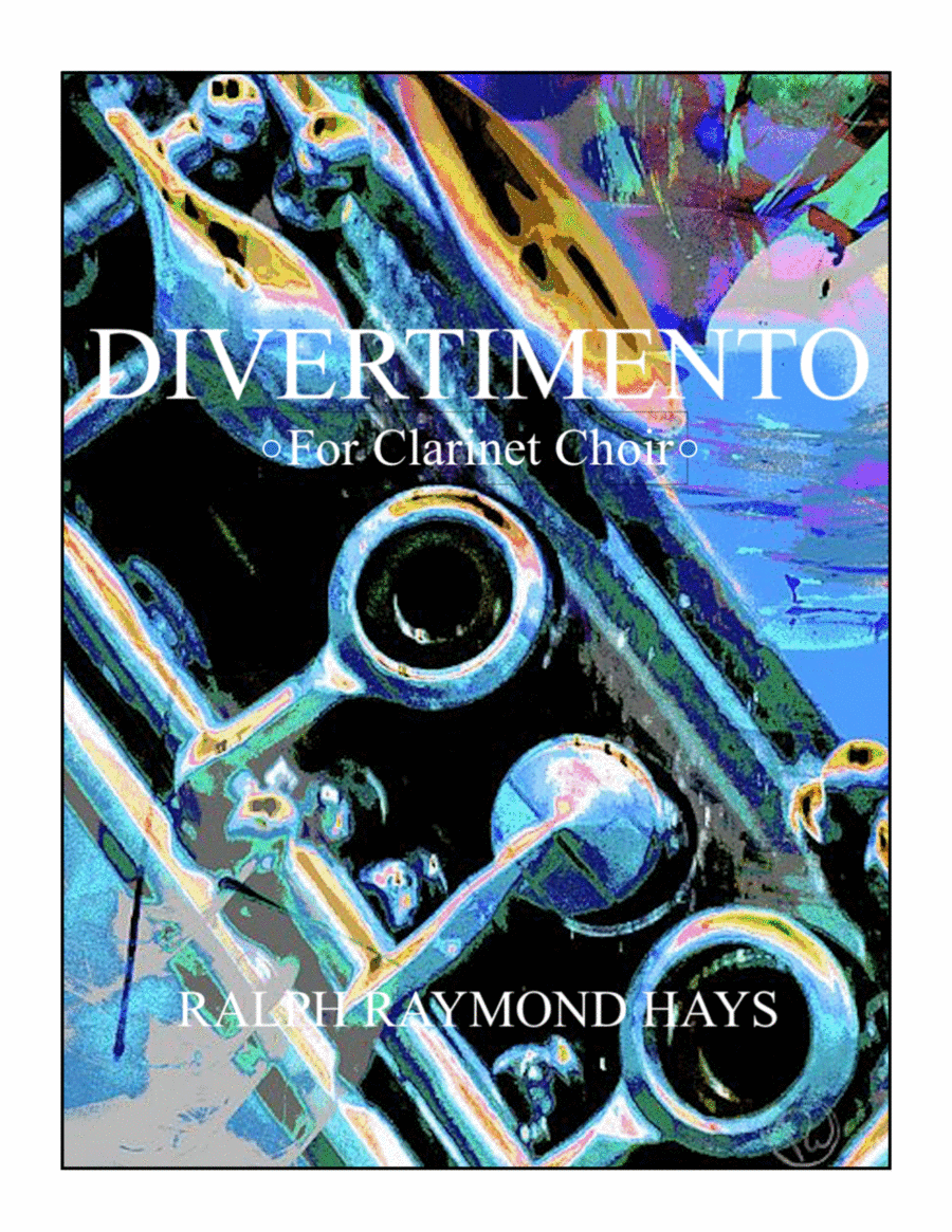 Divertimento For Clarinet Choir Clarinet Choir scores gallery preview page 1