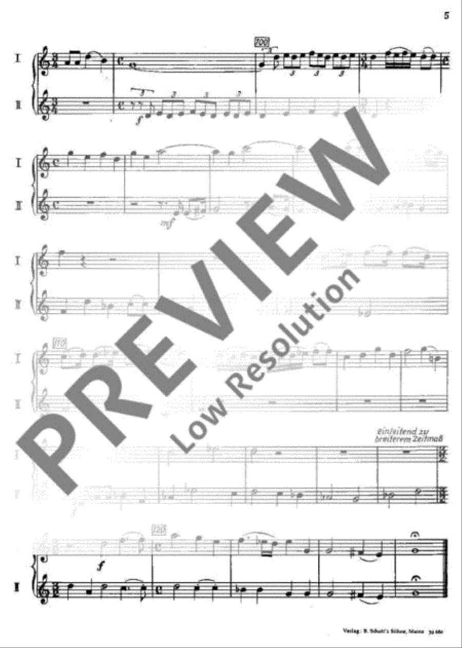 Festliche Musik Violin scores gallery preview page 5