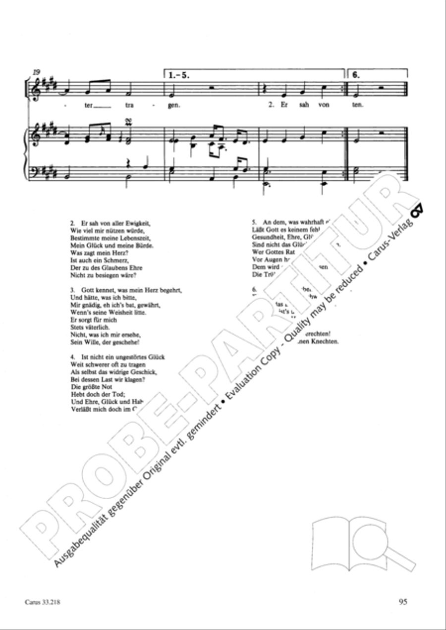 Geistliche Oden und Lieder (Gellert) Collection / Songbook scores gallery preview page 90