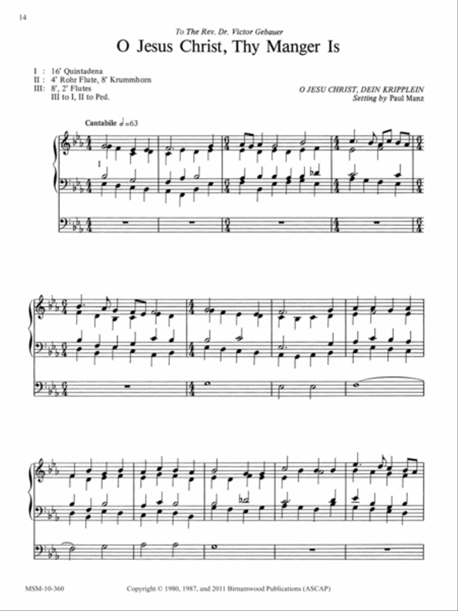 Ten Chorale Improvisations, Set 10 Organ scores gallery preview page 7