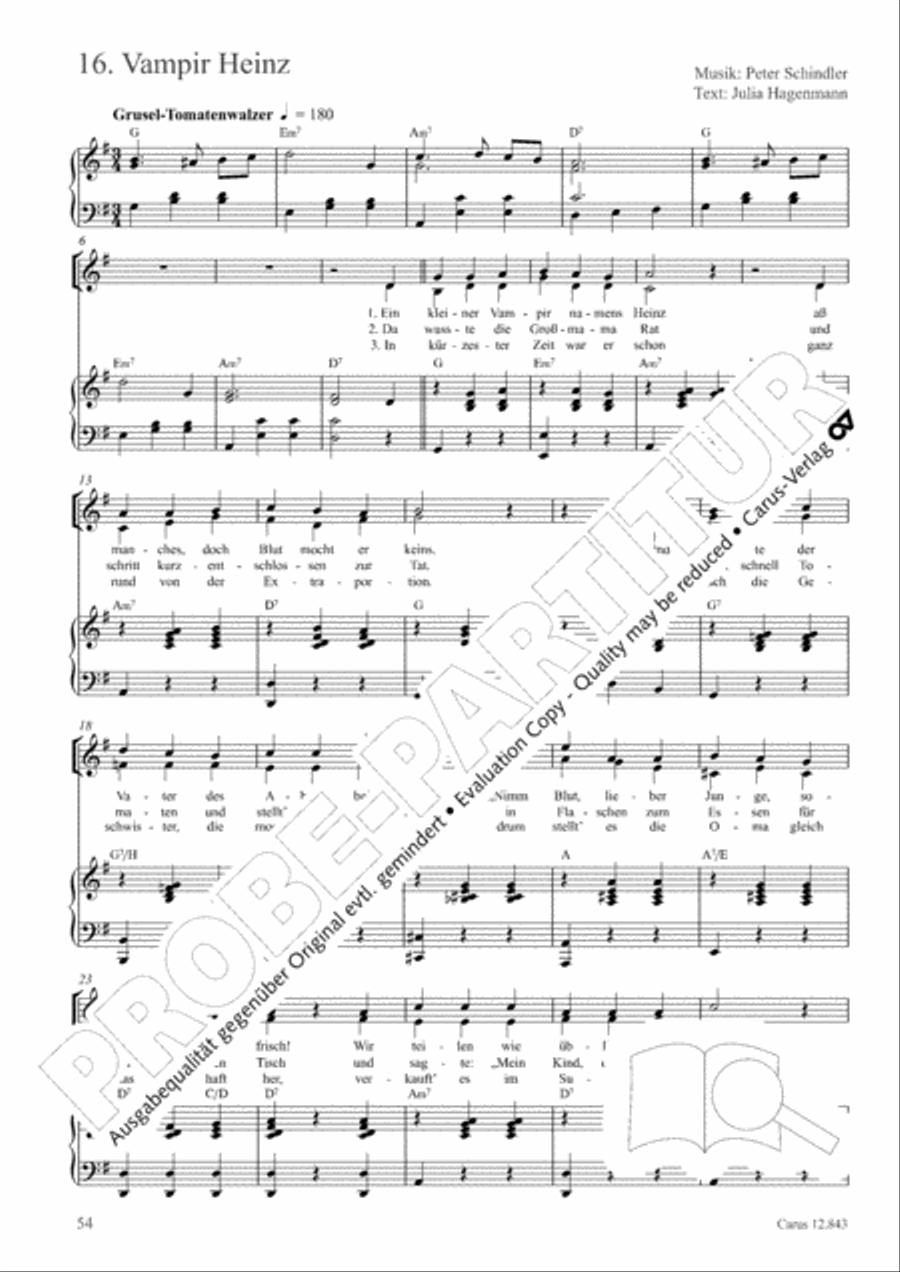 Gruselsongs, Band 1 Gruselsongs, Band 1 Score scores gallery preview page 55