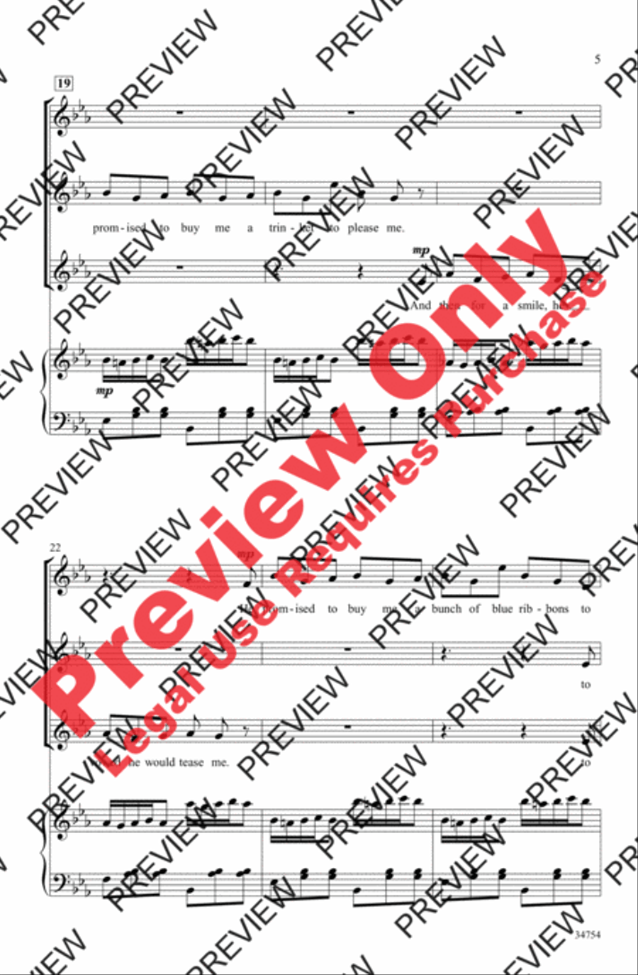 Oh, Dear! Oh, Dear! Women's Choir scores gallery preview page 5