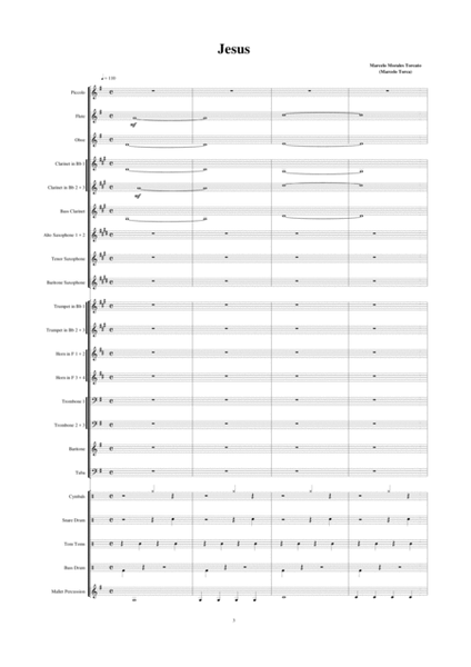 Jesus - Marching Band by Marcelo Torca Marching Band - Digital Sheet Music