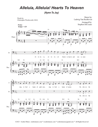 Alleluia, Alleluia! Hearts To Heaven (2-part choir - (TB)