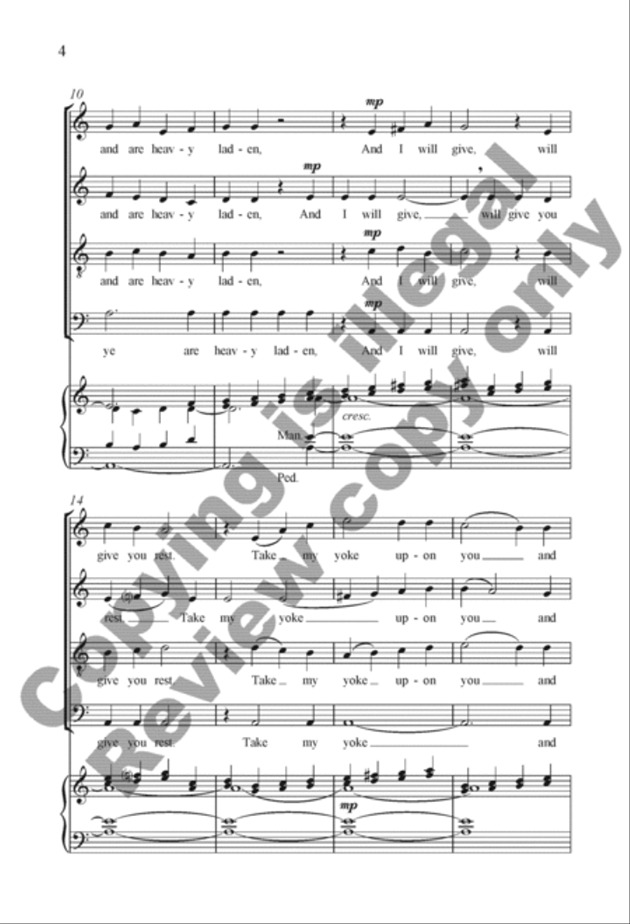 <br>Sheet music extract