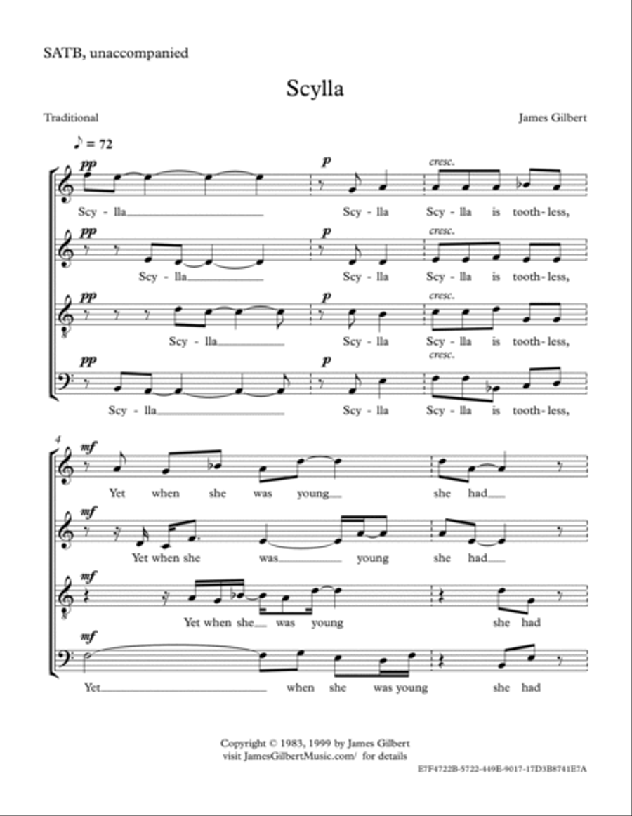 Scylla 4-Part scores gallery preview page 2