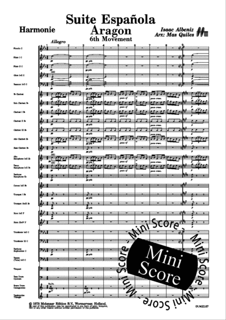 Aragon Concert Band scores gallery preview page 7