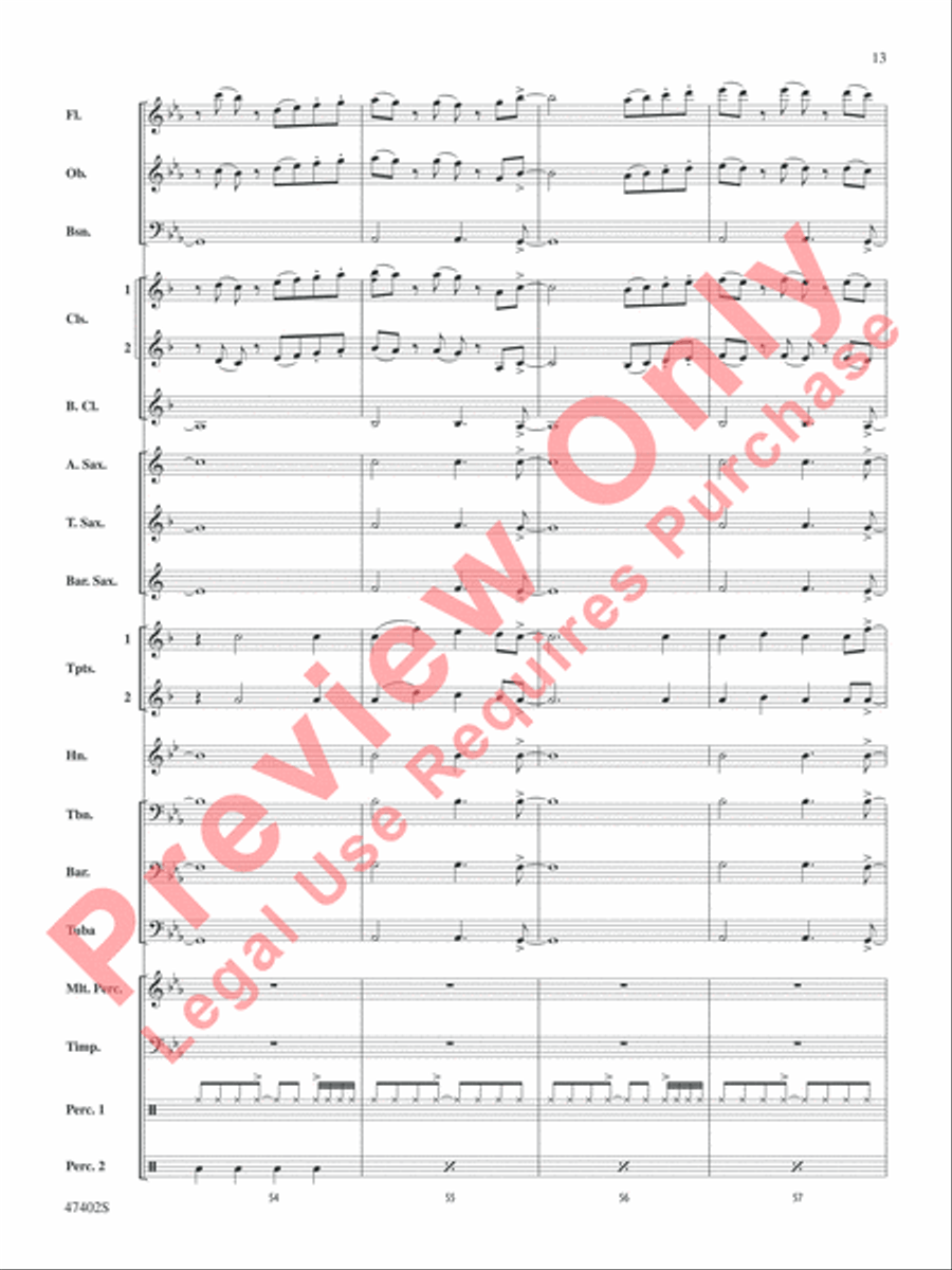 Rhythmicity Rhythmicity Concert Band scores gallery preview page 14