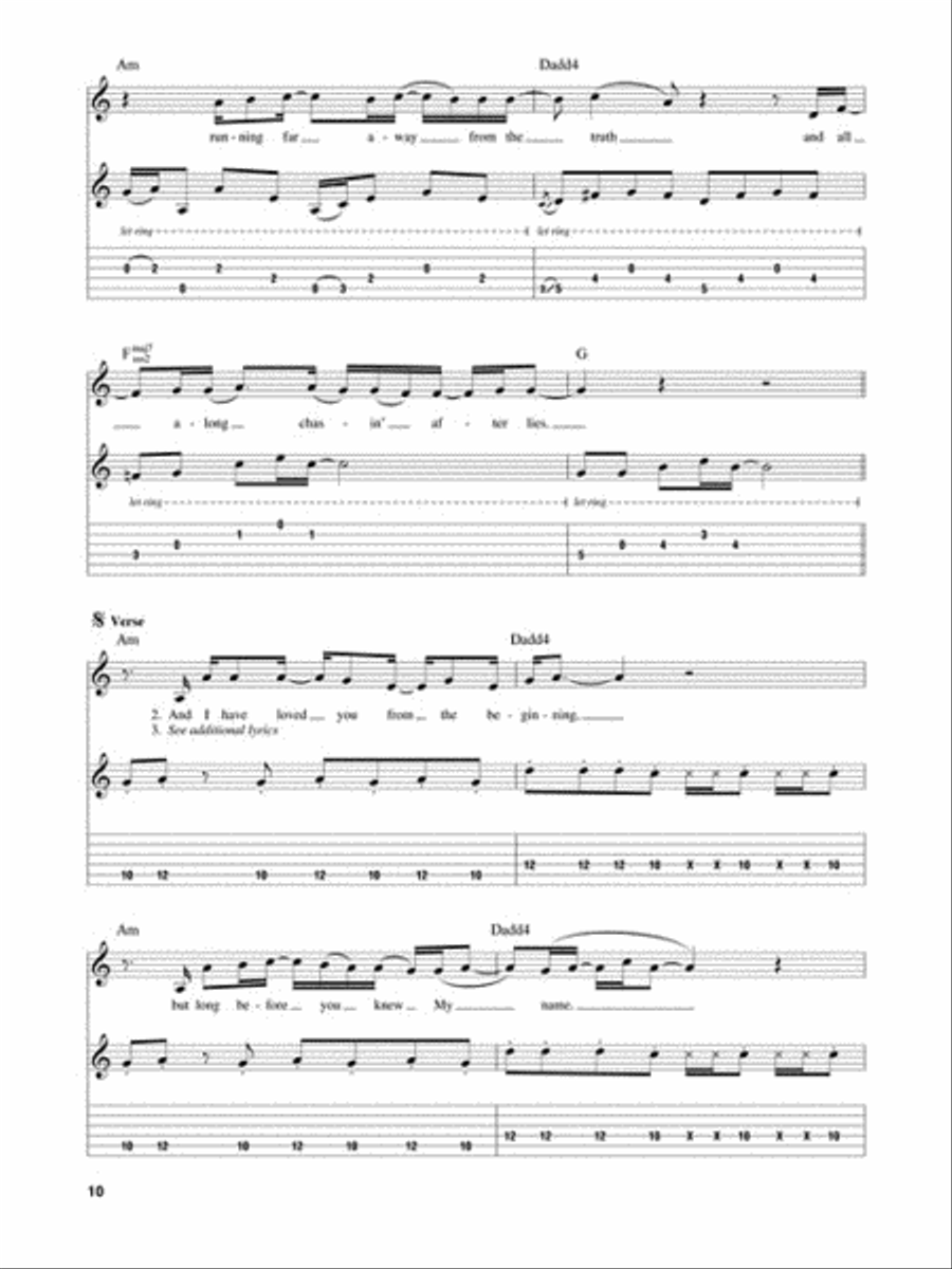 Christian Rock Guitar Tablature scores gallery preview page 6