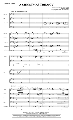 A Christmas Trilogy (from Carols For Choir And Congregation) - Score