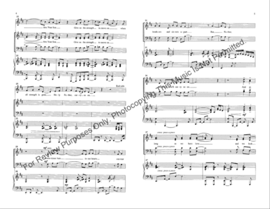 Carry Us On Choir scores gallery preview page 3