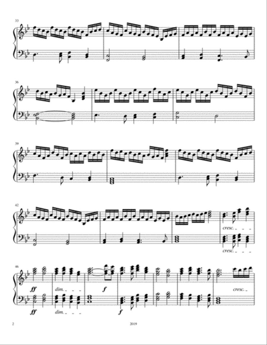 In The Bleak Mid-Winter Piano Solo scores gallery preview page 2