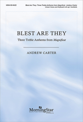 Book cover for Blest Are They Three Treble Anthems from Magnificat