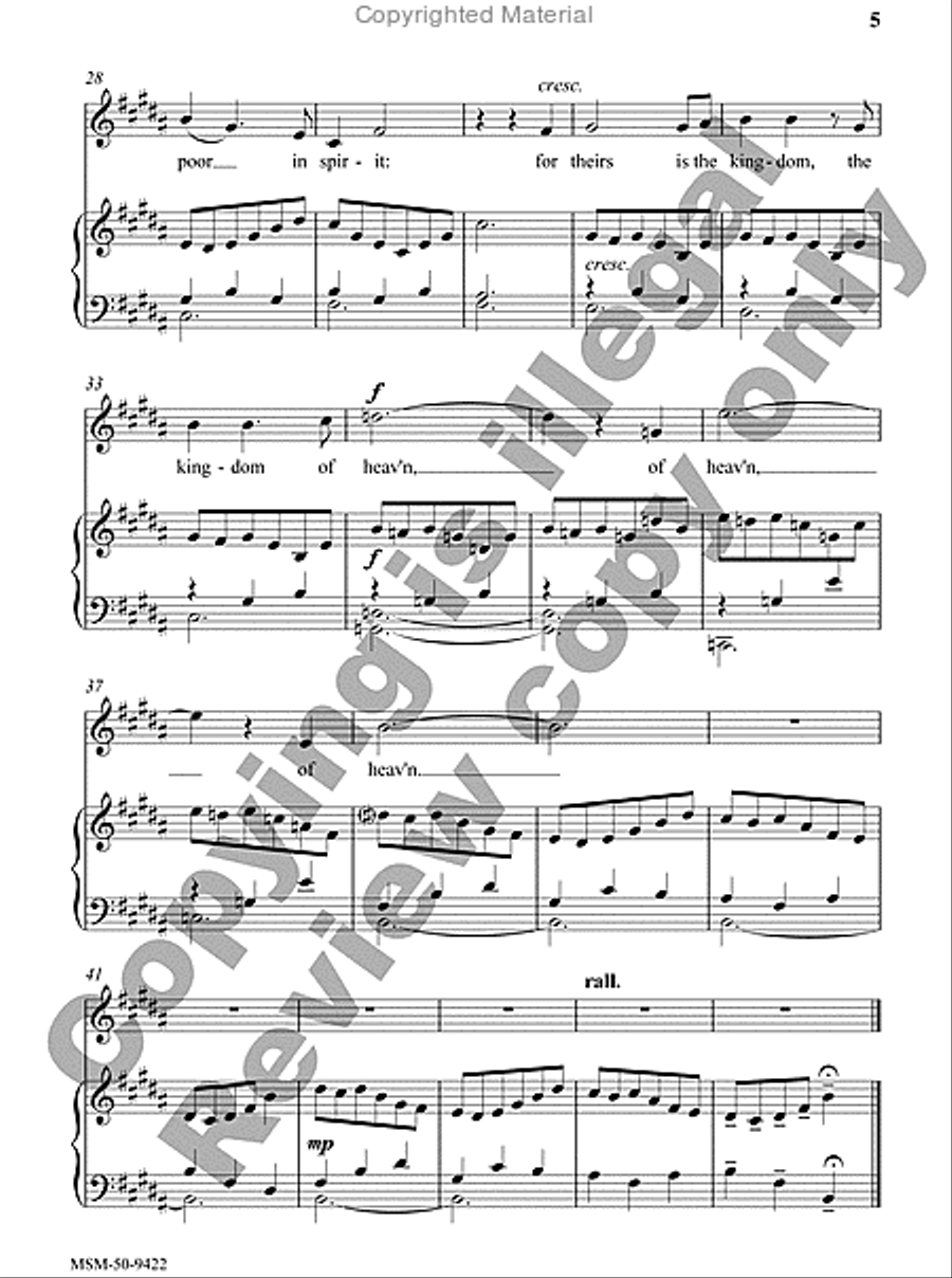 <br>Sheet music extract