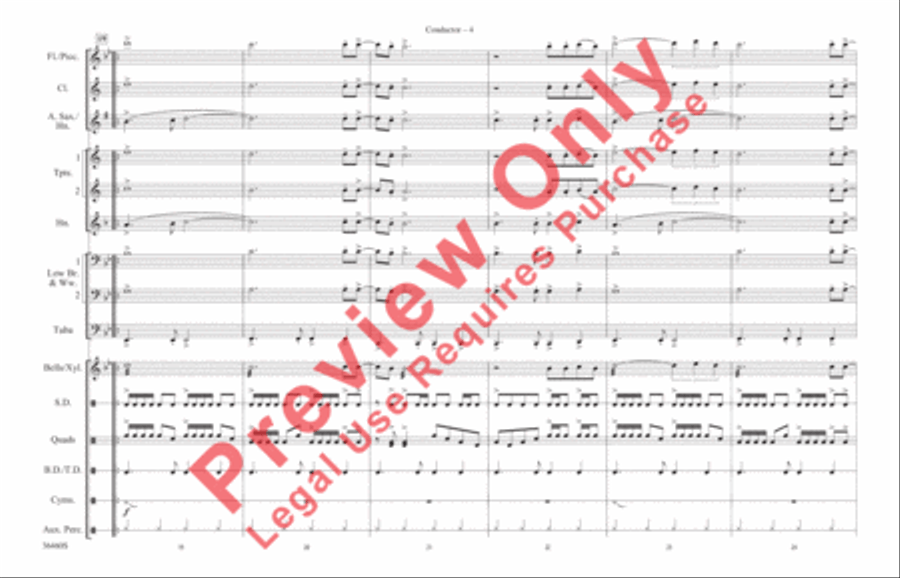 Separate Ways (Worlds Apart) Marching Band scores gallery preview page 5