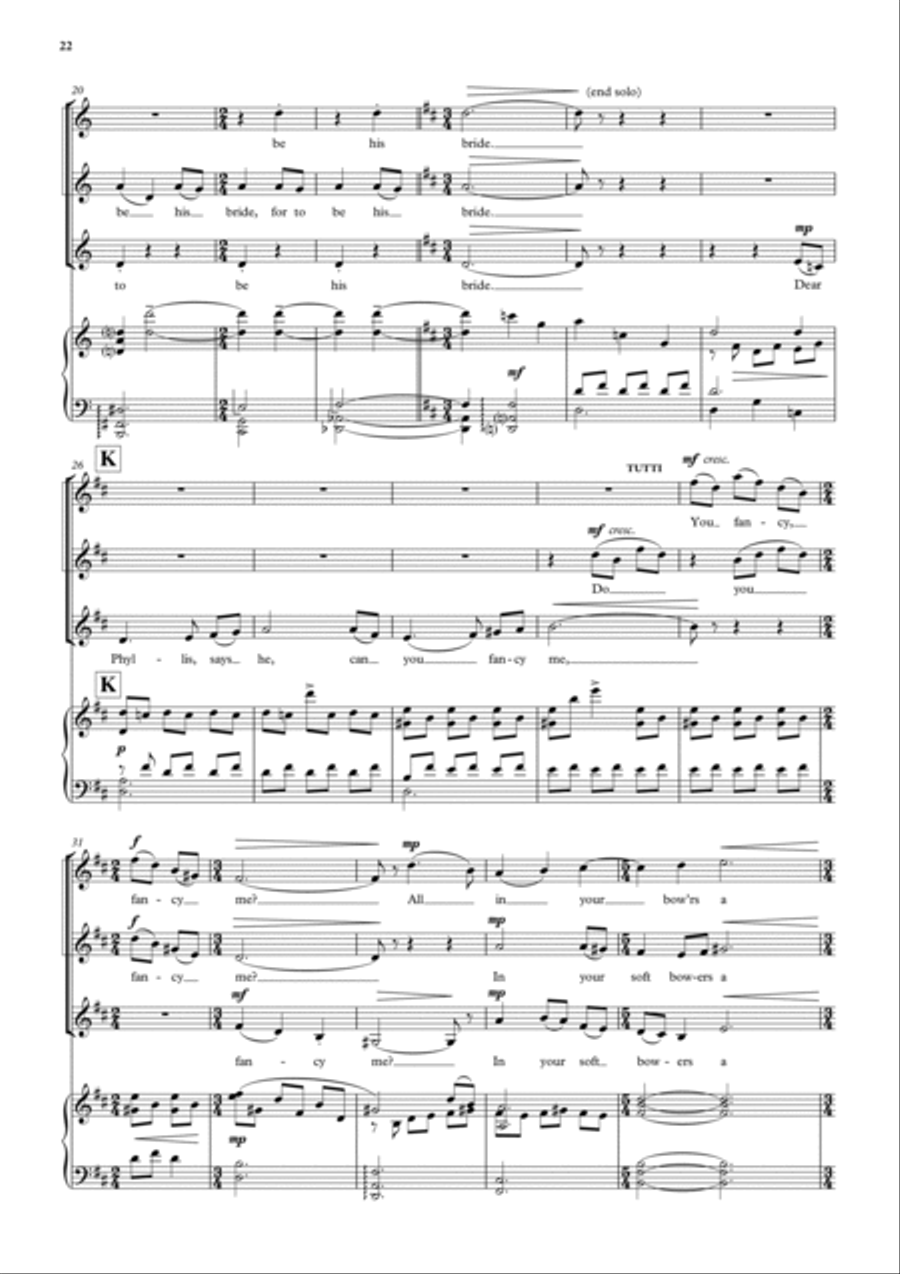 A Fancy of Folksongs A Fancy of Folksongs 4-Part scores gallery preview page 8