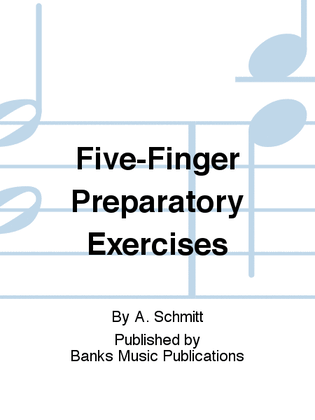 Book cover for Five-Finger Preparatory Exercises
