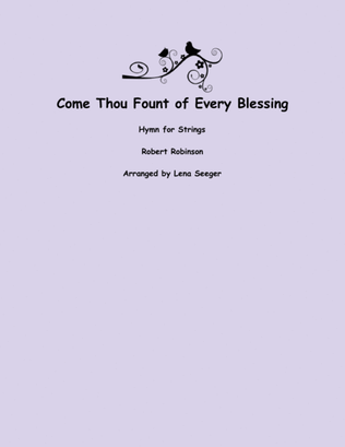 Come Thou Fount of Every Blessing (two violins and cello)