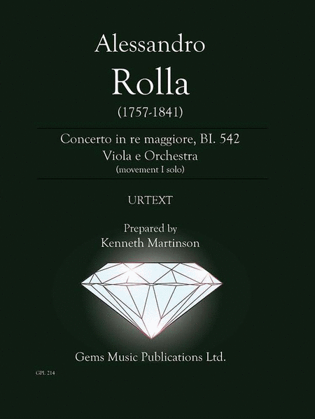 Concerto in re maggiore, BI. 542 Viola e Orchestra