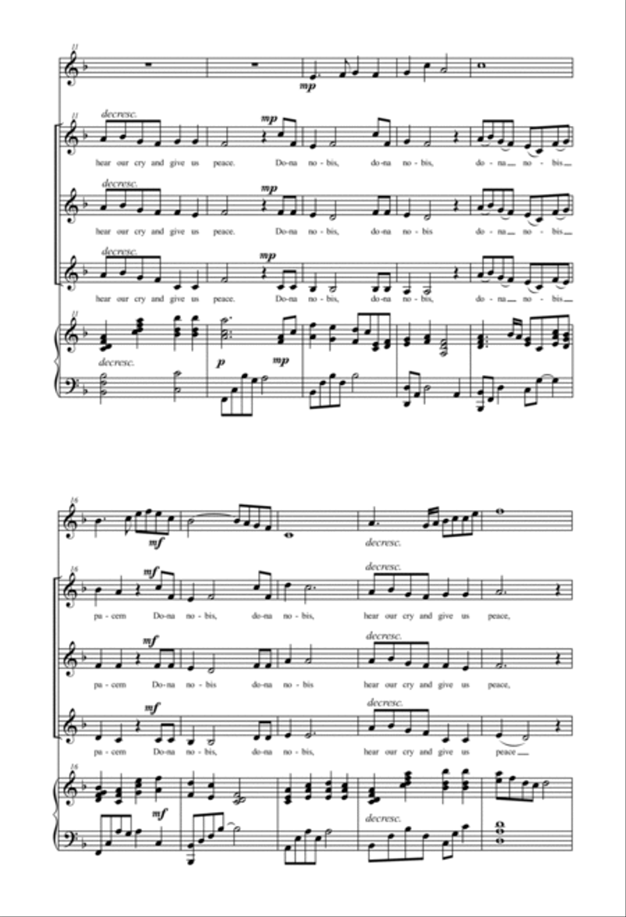 Hear Our Cry Hear Our Cry SSA scores gallery preview page 2