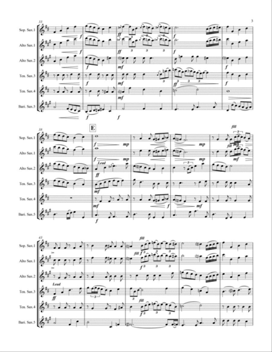 Have Yourself A Merry Little Christmas from MEET ME IN ST. LOUIS Saxophone Quintet scores gallery preview page 4