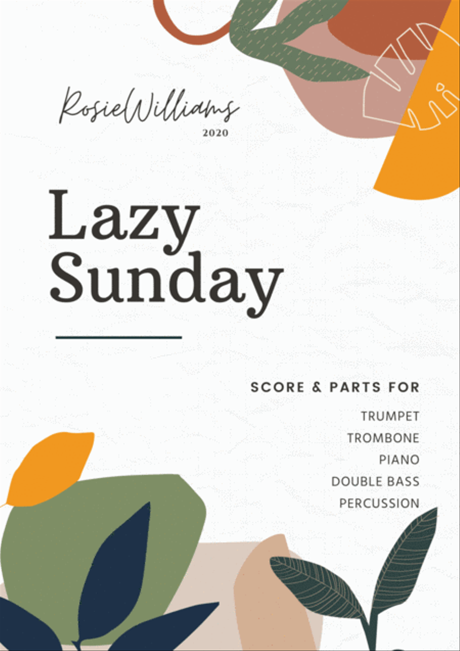 Lazy Sunday Jazz Ensemble scores gallery preview page 1
