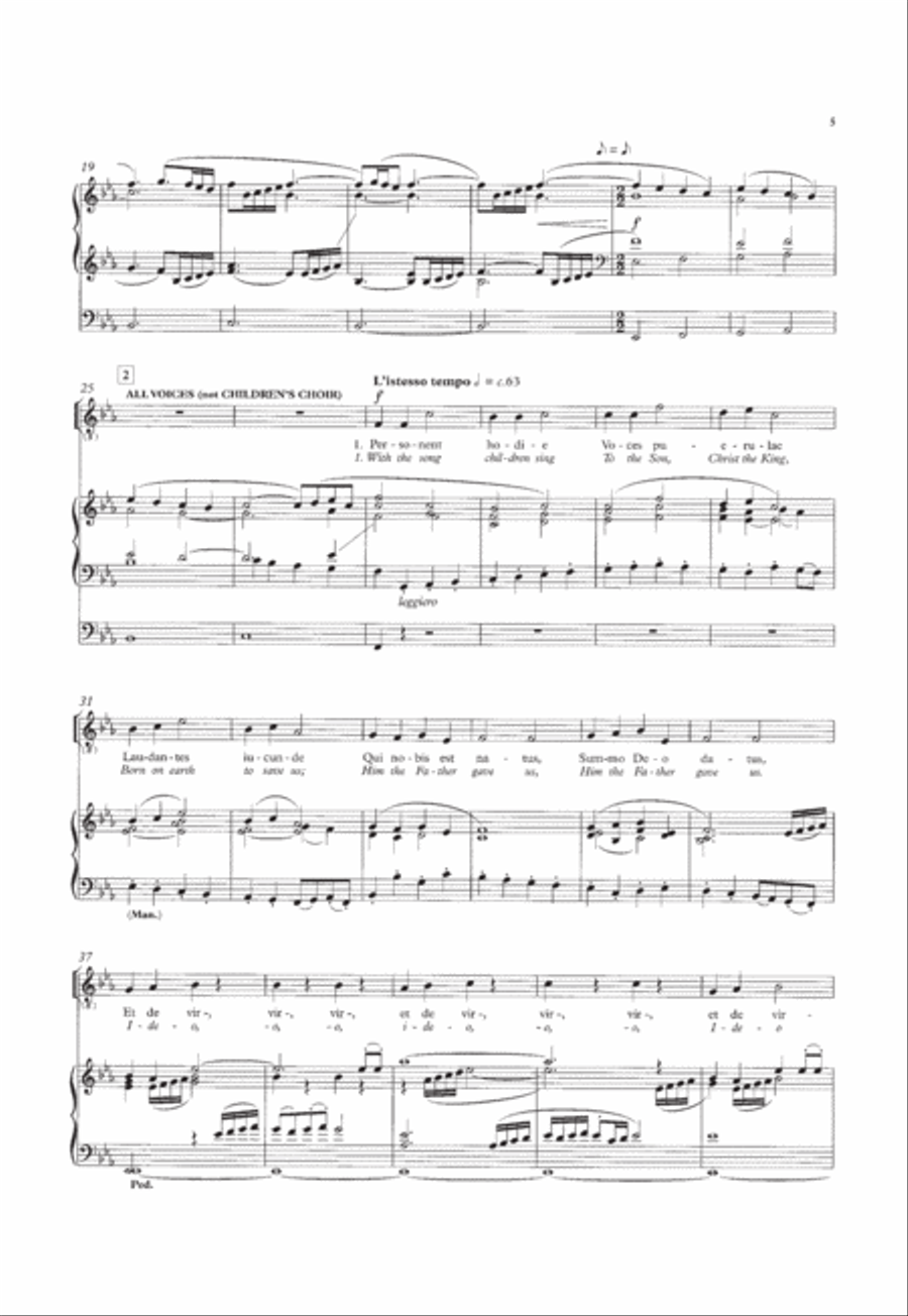 Christus Natus Est 4-Part scores gallery preview page 4