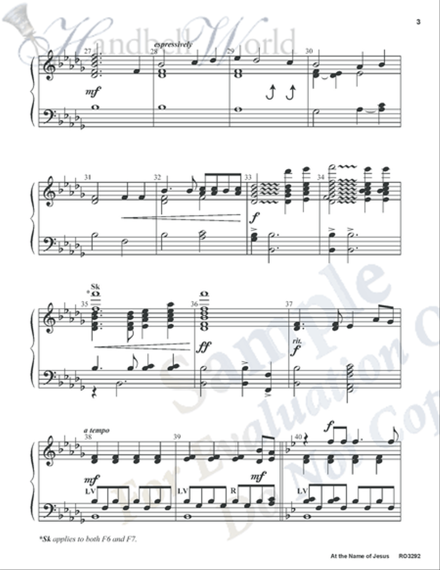 At the Name of Jesus 5-Octaves scores gallery preview page 6