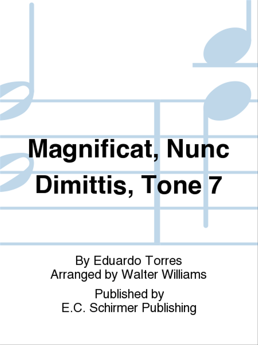 Magnificat, Nunc Dimittis, Tone 7 4-Part scores gallery preview page 1