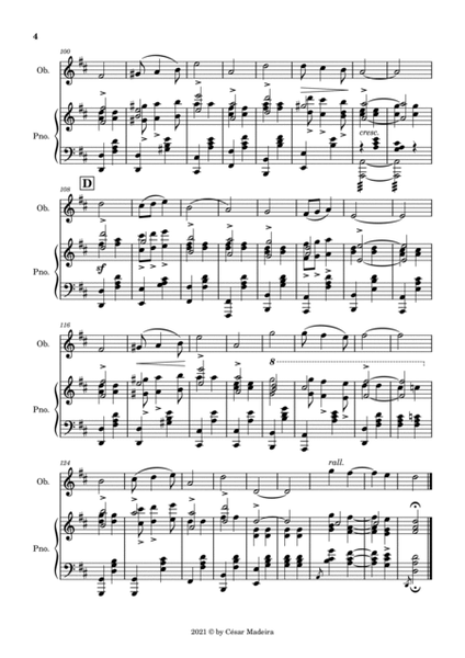 Pomp and Circumstance No.1 - Oboe and Piano (Full Score and Parts) image number null