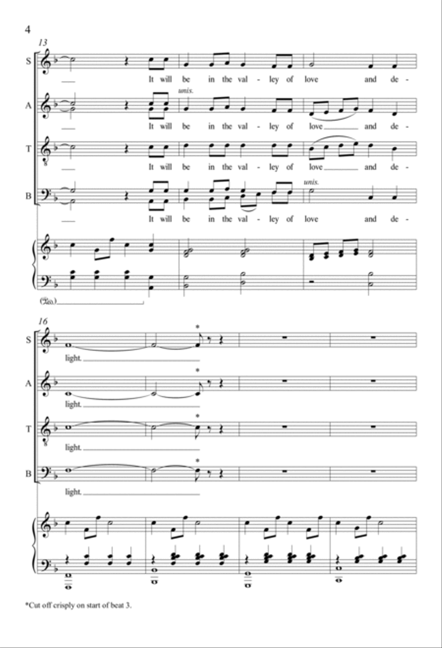 The Gift to Be Free Divisi scores gallery preview page 3