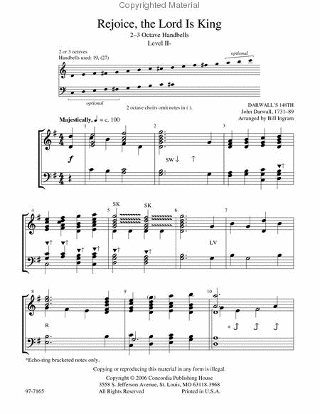 Four Hymns for Handbells image number null