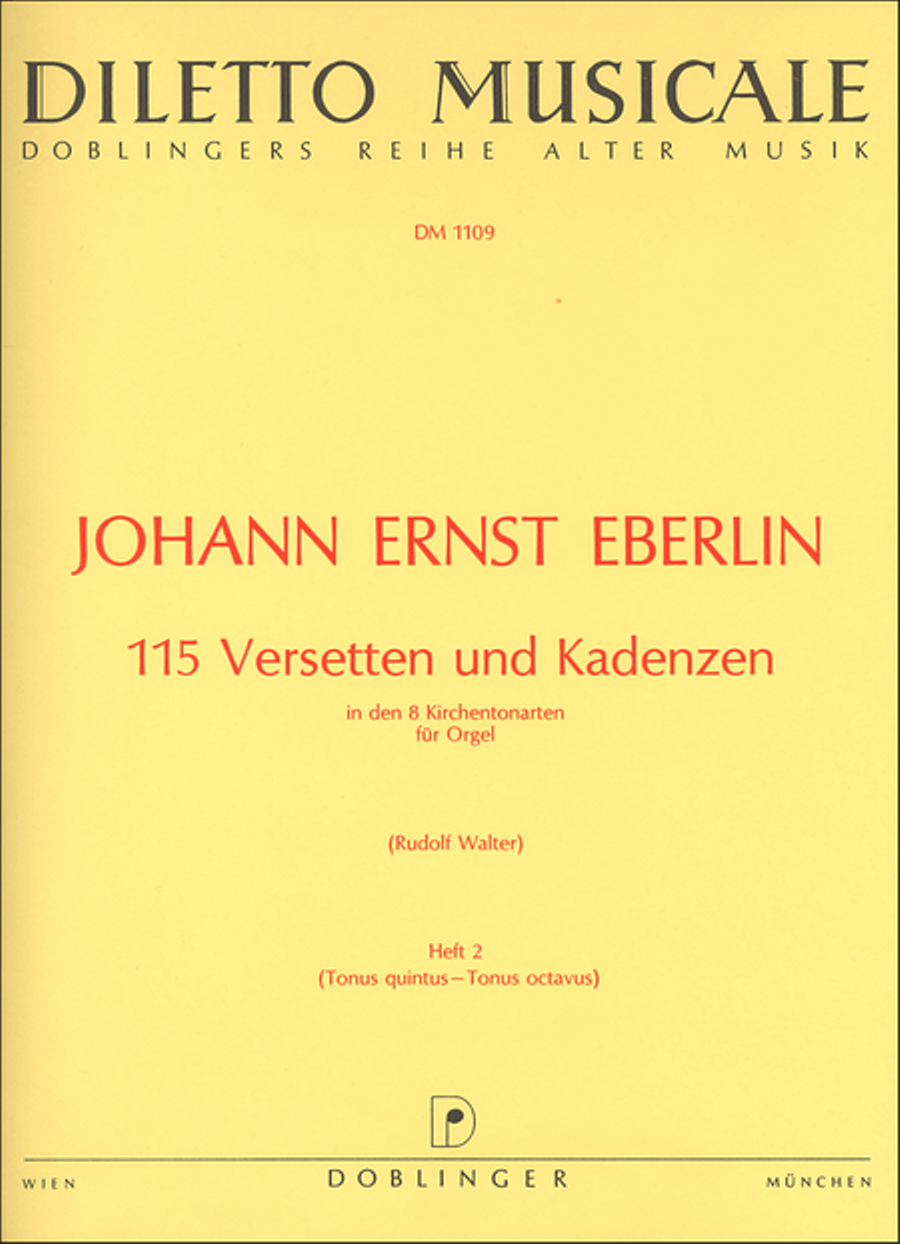 115 Versetten und Kadenzen Band 2 Organ scores gallery preview page 1