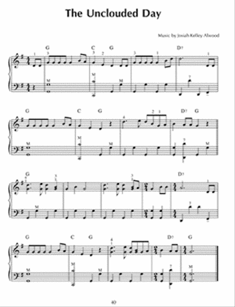 Favorite Hymns and Gospel Songs for Accordion Accordion scores gallery preview page 4