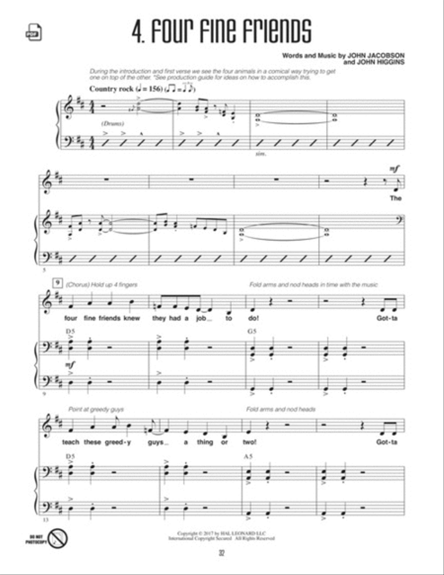 Bremen Town Jam! Choir scores gallery preview page 7