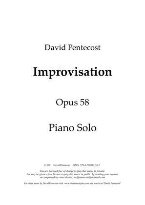 Improvisation, Opus 58