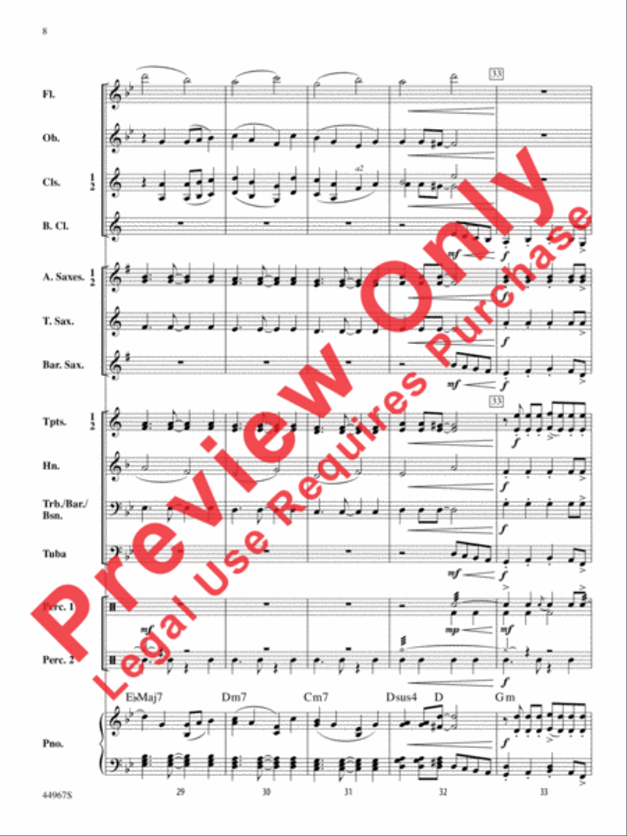 Tango Argentina Concert Band scores gallery preview page 25