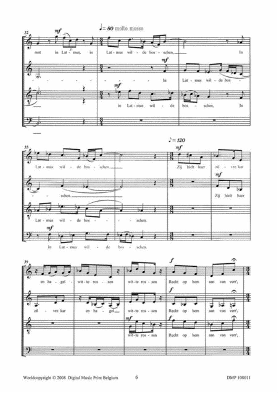 De Maen By Endymion A Cappella scores gallery preview page 5
