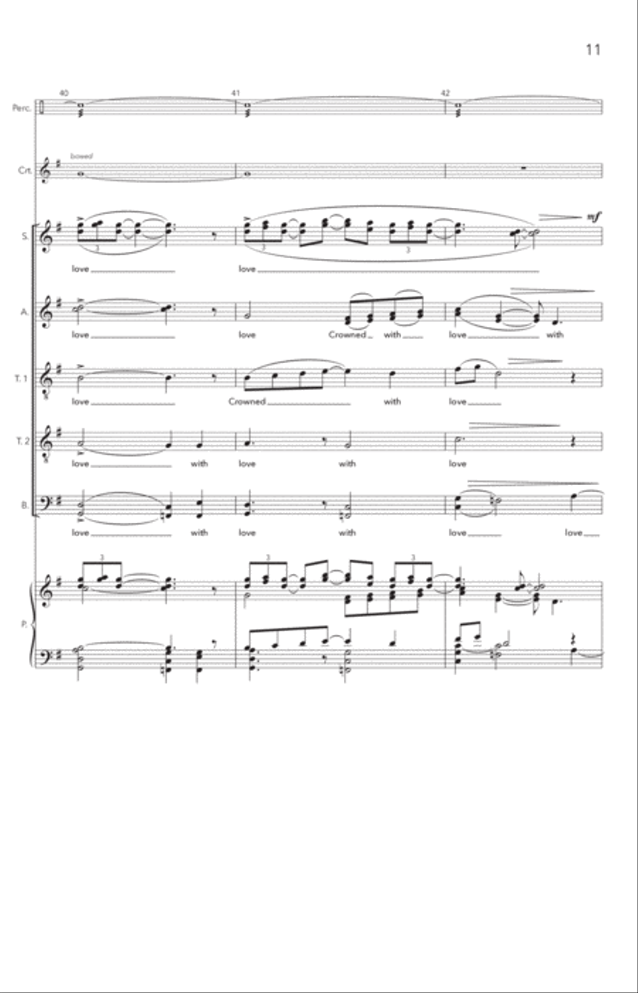 The Lantern Of Your Heart 4-Part scores gallery preview page 10