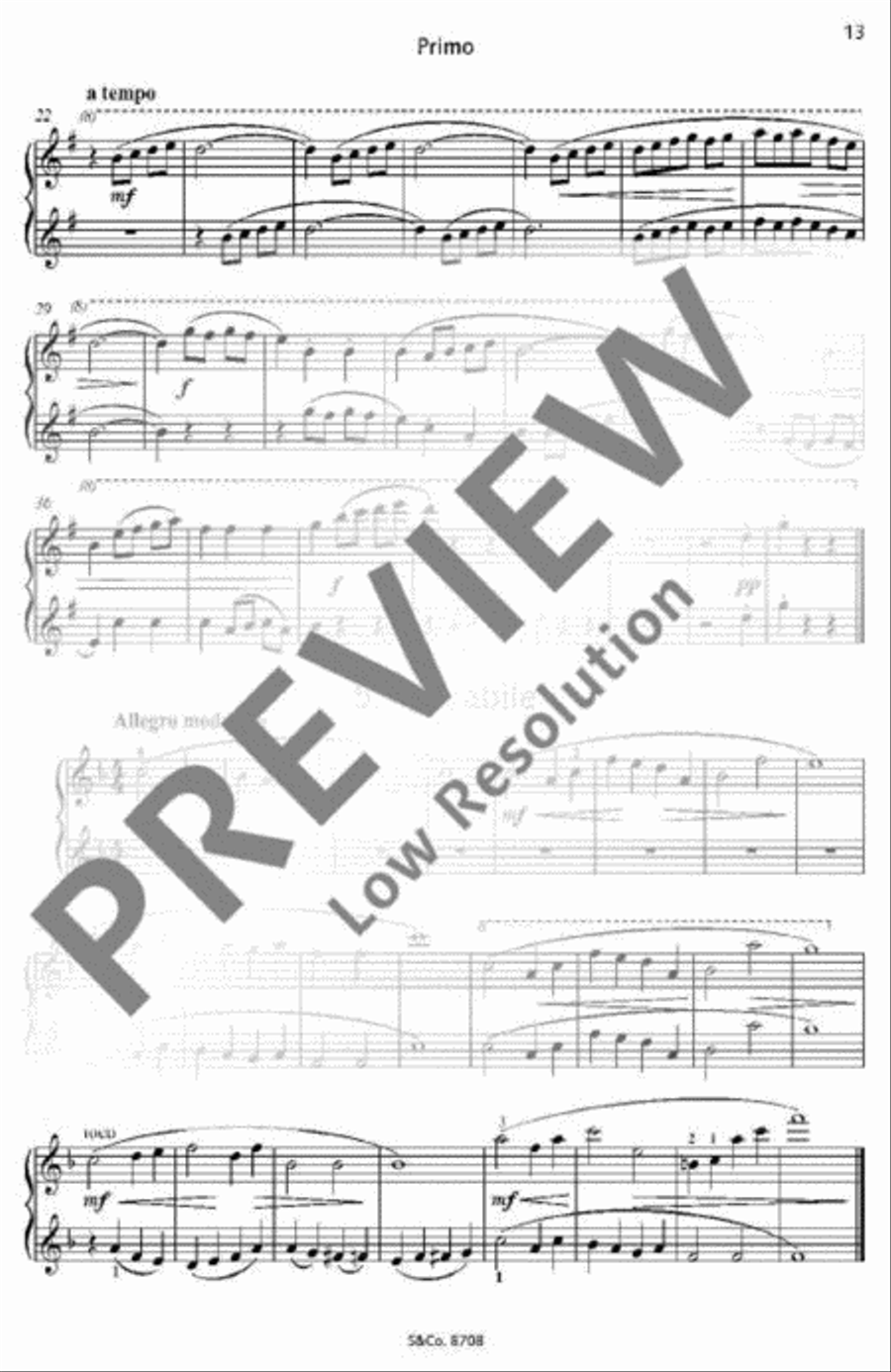Just for Two Easy Piano scores gallery preview page 11