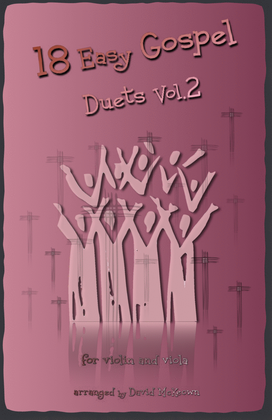 Book cover for 18 Easy Gospel Duets Vol.2 for Violin and Viola