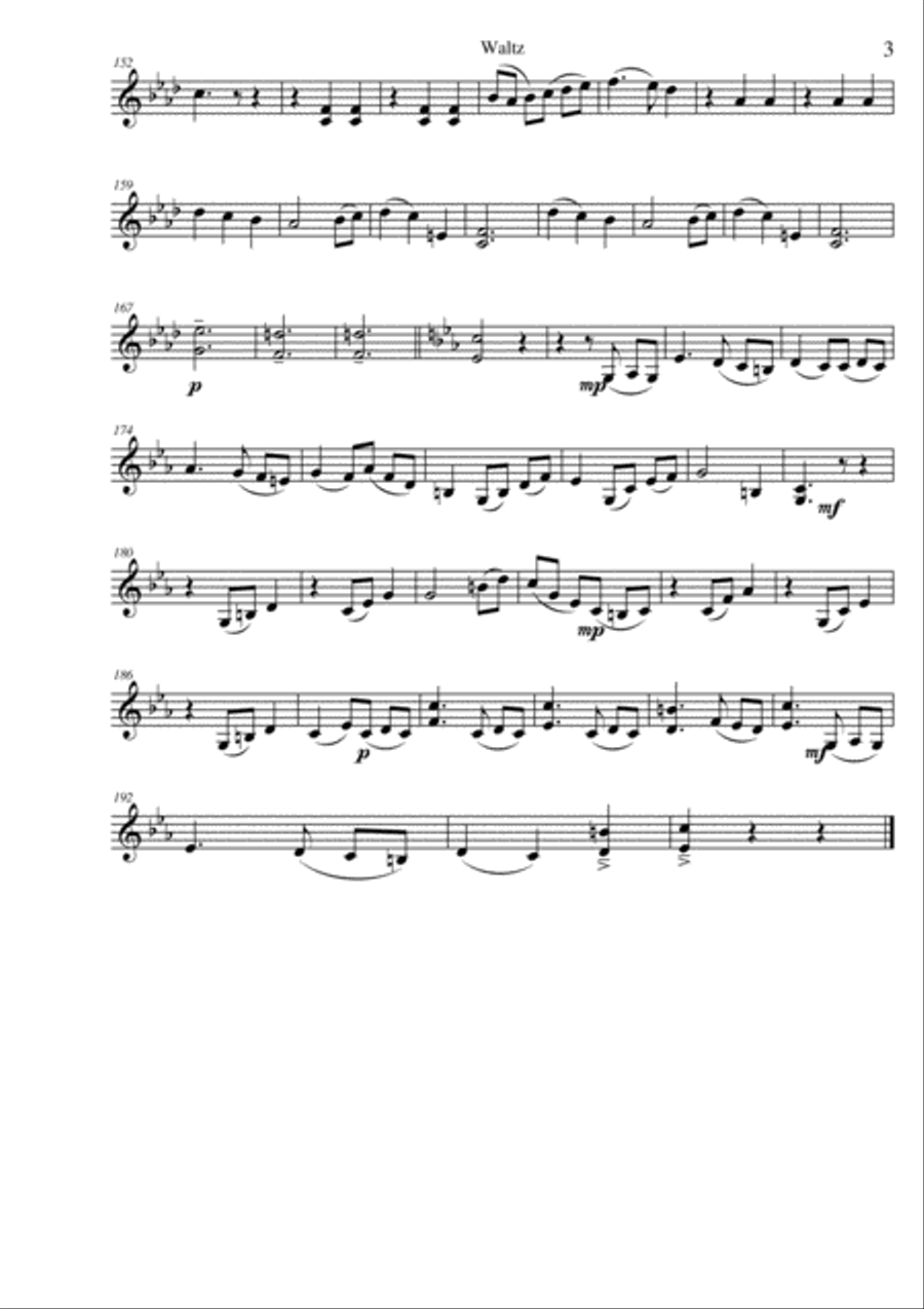 Waltzes for String Trio