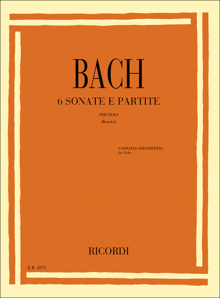 6 Sonate E Partite BWV 1001 - 1006