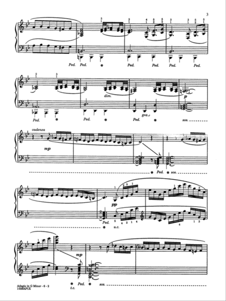 Adagio (In G Minor) Small Ensemble scores gallery preview page 3