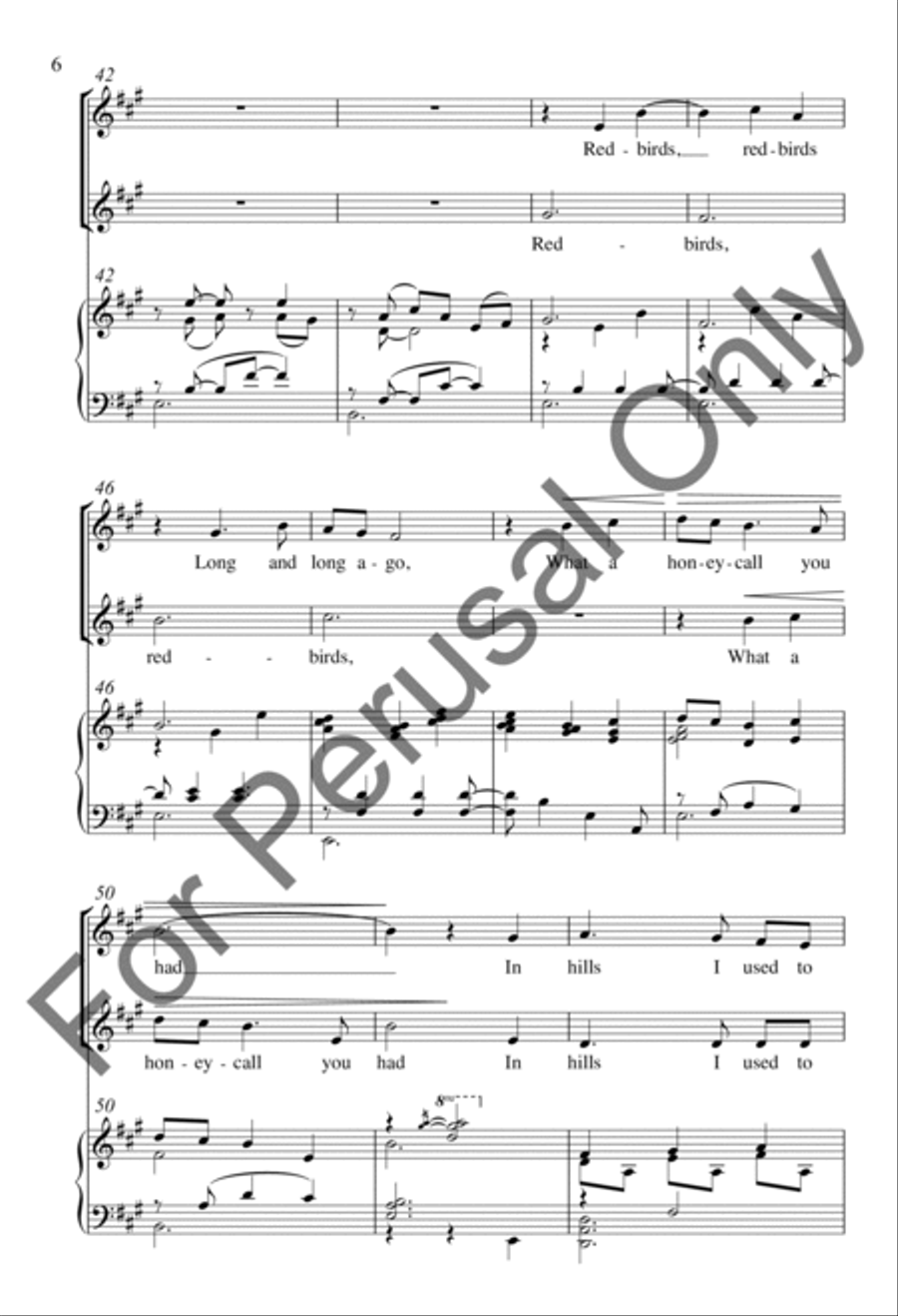 Redbirds 2-Part scores gallery preview page 5